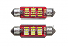 36Mm 12 4014 Smd C5W Led Festoon Canbus Bulbs Wh