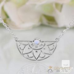 Moonstone Necklace - Adorned Aura - Gsj