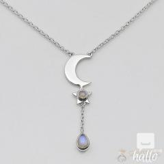 Moonstone Necklace - Artistic Sway- Gsj