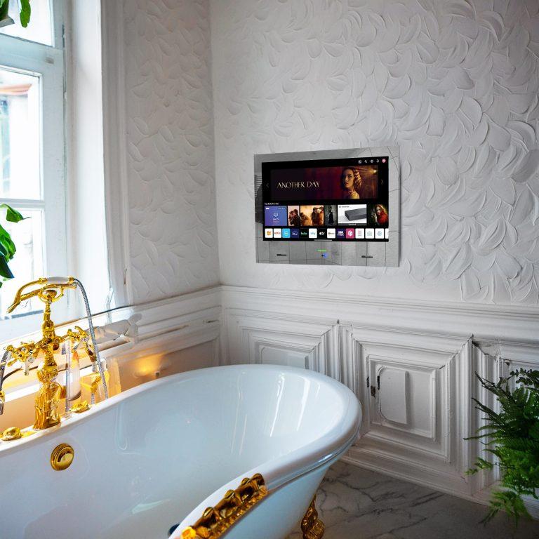 19 LG webOS Smart Waterproof Bathroom Mirror TV LG Panel Exquisite 2 Image