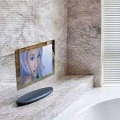 Exquisite 19 Waterproof Bathroom Mirror Tv With 