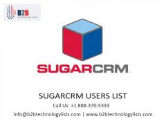 Buy Sugarcrm Users List - B2B Technology Lists