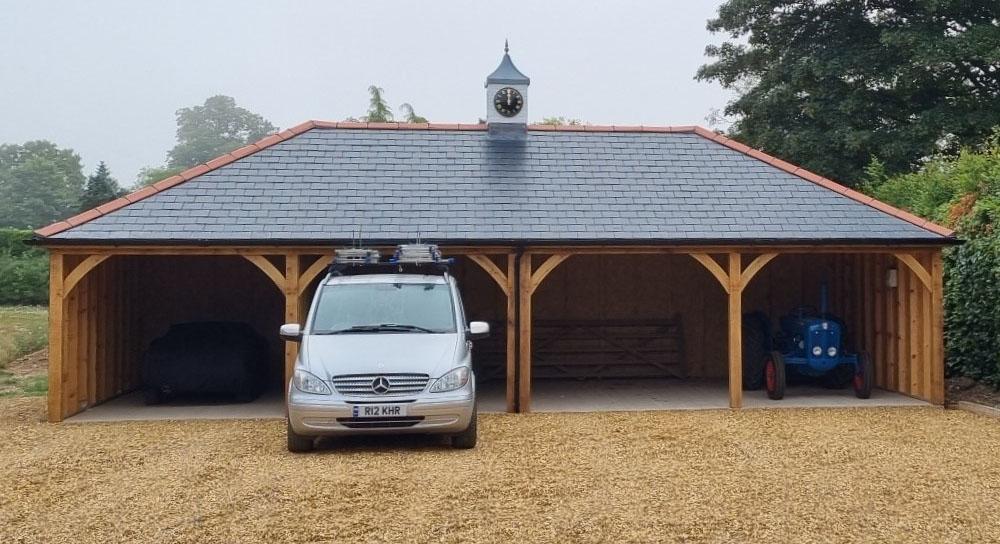 Versatile Four Bay Wooden Garages For Premium Vehicle Storage 2 Image