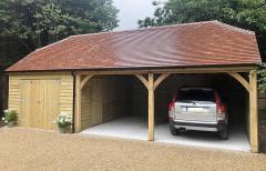 Solid & Sustainable 3 Bay Timber Garages Manufac