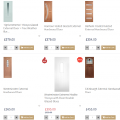 Buy Affordable Hardwood Glazed External Doors