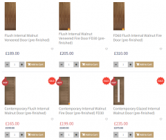 Buy Affordable Walnut Internal Doors For Home An