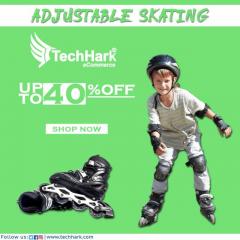 Techhark Quality PU-Alloy wheels Adjustable Skating