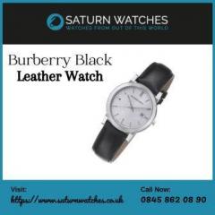 Burberry Black Leather Watch