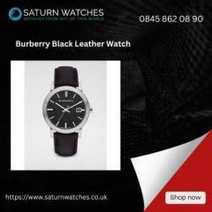 Burberry Black Leather Watch