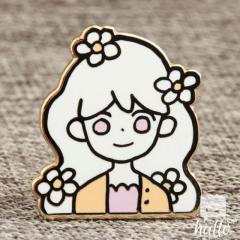 Custom Doll Enamel Pins