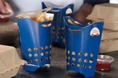 Get trendy Custom french fry containerWholesale