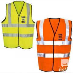 Kids High Visibility Safety Vest Custom Printed
