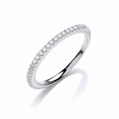 Order Sterling Silver Eternity Ring From David D