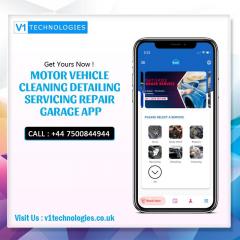 Motor Garage App Design - V1 Technologies