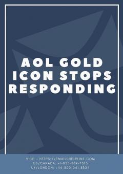 How To Fix The Problem Aol Gold Icon Stops Respo
