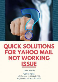 Quick Fixes To Yahoo Mail Not Working