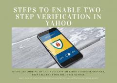 Steps To Enable Two-Step Verification In Yahoo