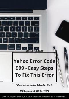 Yahoo Error Code 999 - Easy Steps To Fix This Er