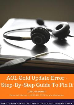 Aol Gold Update Error - Step-By-Step Guide To Fi