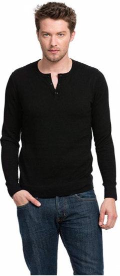 Full Sleeve Henley Shirts for Men by Citizen Cashmere