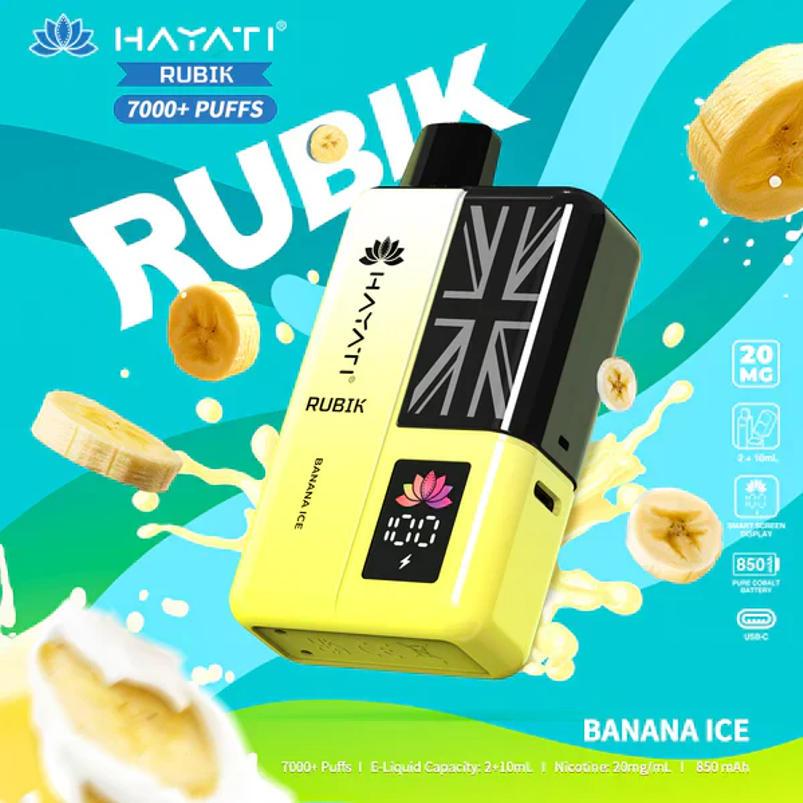 Hayati Rubik 7000, Vape Kit with Prefilled Pods for 7k Puffs 2 Image
