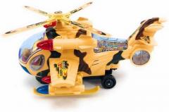 Hotstar Products Led Light Mini Army Helicopter Toy