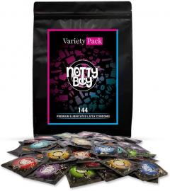 Nottyboy Variety Pack Condoms  144 Condoms Multi