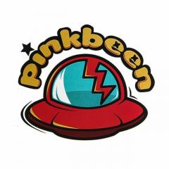 Custom Die Cut Stickers | Pink Been UFO Stickers