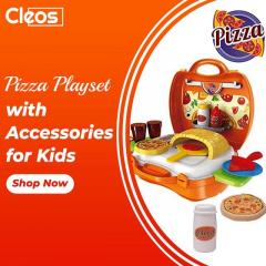 Pizza Play Set with Brick Oven Cleos