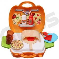 Pizza Play Set With Brick Oven Pretend Play Set