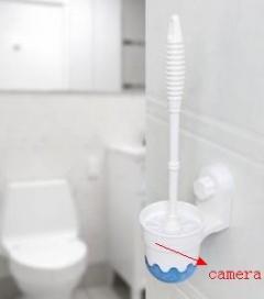 4K Spy Toilet Brush Bathroom Spy Camera Hidden M