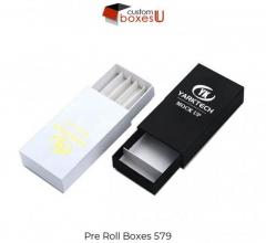 Pre Roll Packaging With Printed Logo & Design In