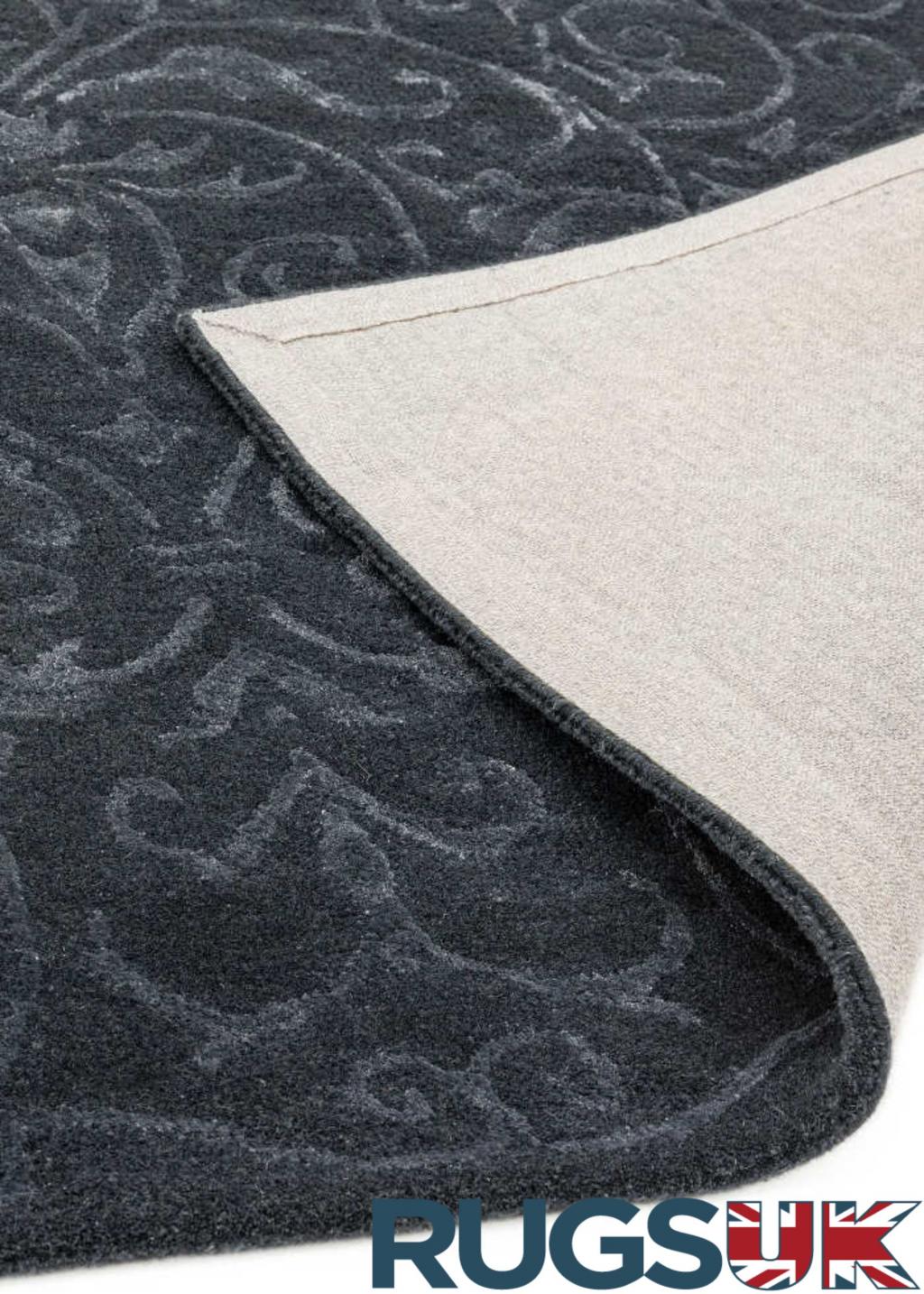 Victoria Rug by Asiatic Carpets in Midnight Colour 3 Image