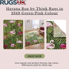 Havana Rug By Think Rugs In 2349 Greenpink Colou