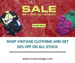 Buy Vintage Clothing And Get 20 Off On All Stock