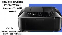How To Fix Canon Printer Wifi Connectivity Error
