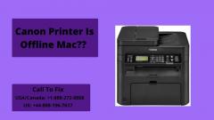 Solve Canon Printer Is Offline Mac Issue  Call 4