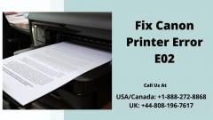 Solve Canon Printer Error E02  Call 44-808-196-7