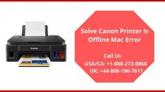 Guide To Fix Canon Printer Offline Mac Error  Ca