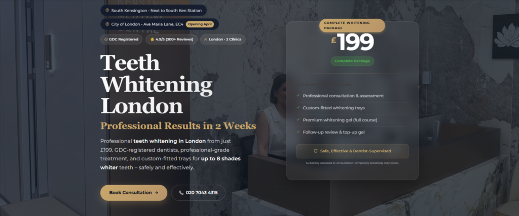 Affordable Dentist-Supervised Teeth Whitening in London 2 Image
