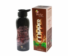 Pure Copper leakproof reusable 1000ml bottle