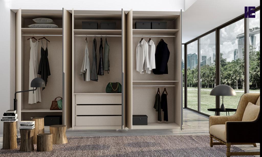 Fitted Wardrobe Made to Measure Wardrobes Built in Wardrobe with Tv 4 Image