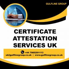 Certificate Attestation Services For Uk