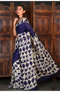 Best Linen Sarees Online With Free Shipping Worl