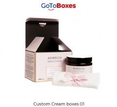 Get Customized Wholesale Cream Boxes With Free S