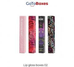 Get Original Custom Lip Gloss Boxes Wholesale At