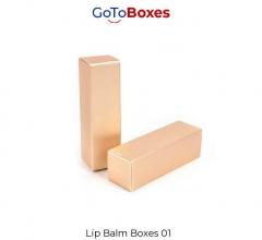 Get Attractive Design Of Lip Balm Boxes Wholesal