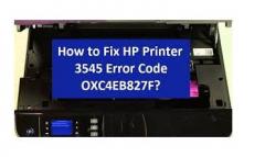 Step To Fix Hp Printer Error Code Oxc4Eb827F