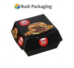 Get Custom Burger Boxes Wholesale At Rushpackagi