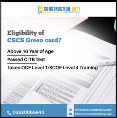 Cscs Green Card - Constructionduty